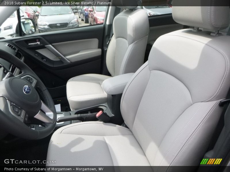 Ice Silver Metallic / Platinum 2018 Subaru Forester 2.5i Limited