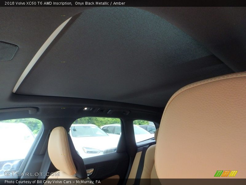 Onyx Black Metallic / Amber 2018 Volvo XC60 T6 AWD Inscription