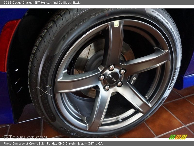 IndiGo Blue / Black 2018 Dodge Charger SRT Hellcat