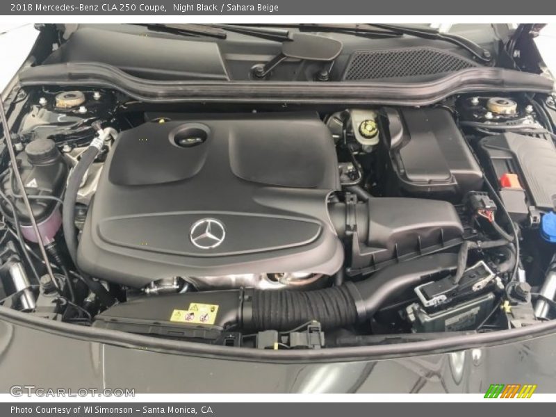 Night Black / Sahara Beige 2018 Mercedes-Benz CLA 250 Coupe