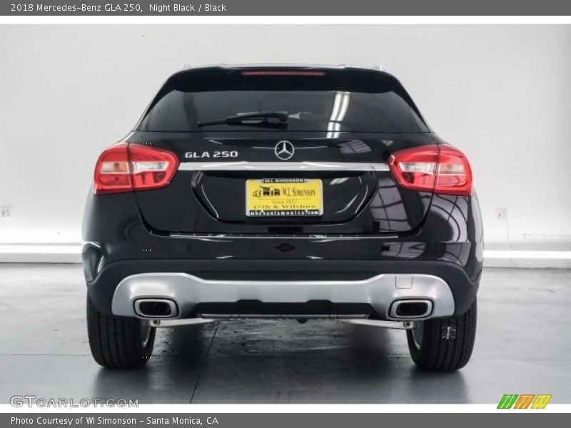 Night Black / Black 2018 Mercedes-Benz GLA 250