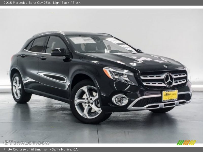 Night Black / Black 2018 Mercedes-Benz GLA 250