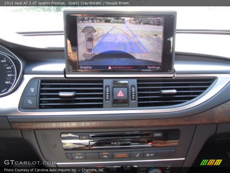 Quartz Gray Metallic / Nougat Brown 2013 Audi A7 3.0T quattro Prestige