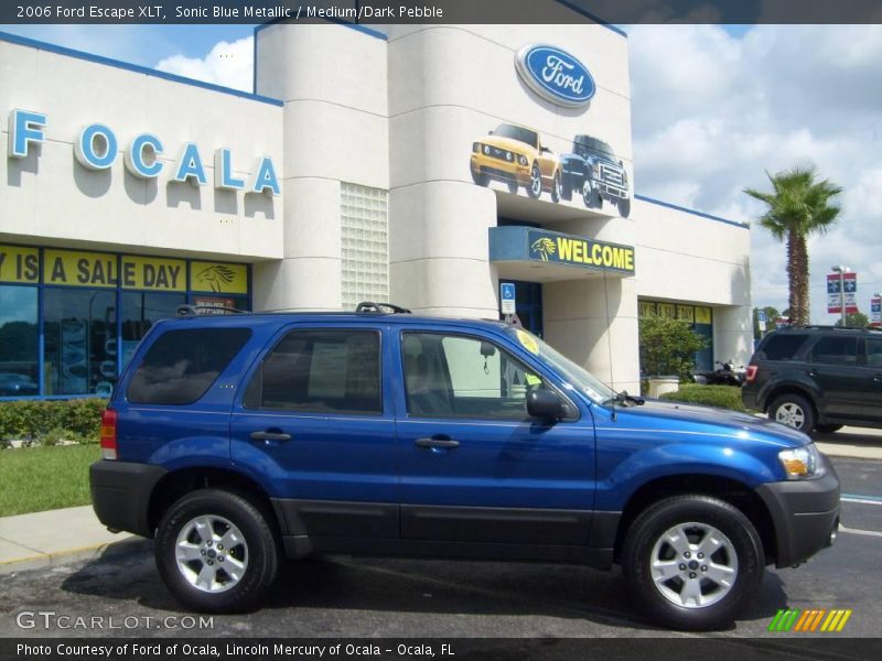 Sonic Blue Metallic / Medium/Dark Pebble 2006 Ford Escape XLT