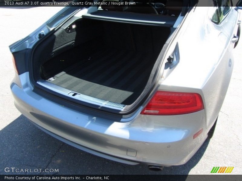 Quartz Gray Metallic / Nougat Brown 2013 Audi A7 3.0T quattro Prestige