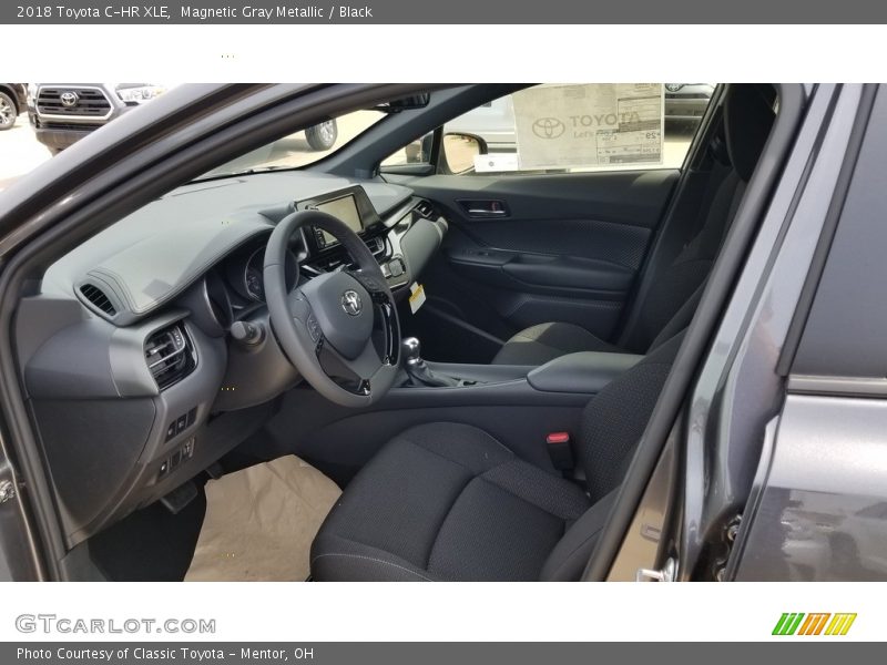 Magnetic Gray Metallic / Black 2018 Toyota C-HR XLE