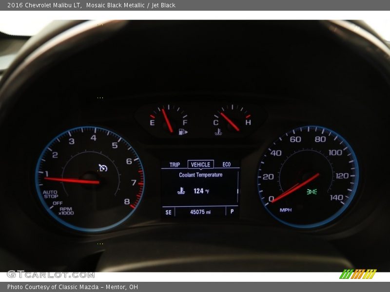Mosaic Black Metallic / Jet Black 2016 Chevrolet Malibu LT