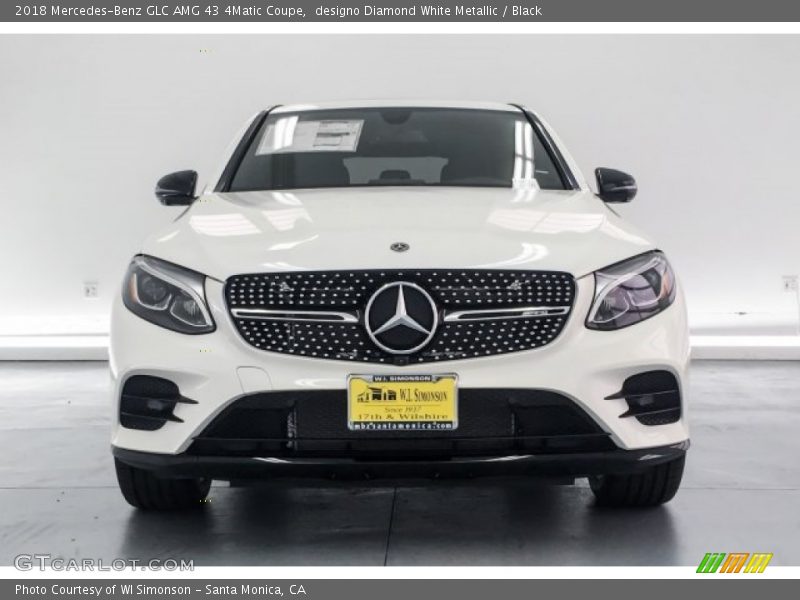 designo Diamond White Metallic / Black 2018 Mercedes-Benz GLC AMG 43 4Matic Coupe