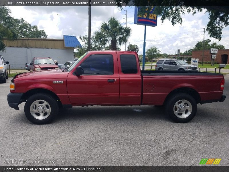 Redfire Metallic / Medium Dark Flint 2006 Ford Ranger XLT SuperCab