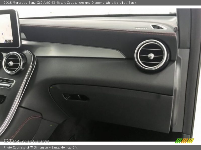 designo Diamond White Metallic / Black 2018 Mercedes-Benz GLC AMG 43 4Matic Coupe