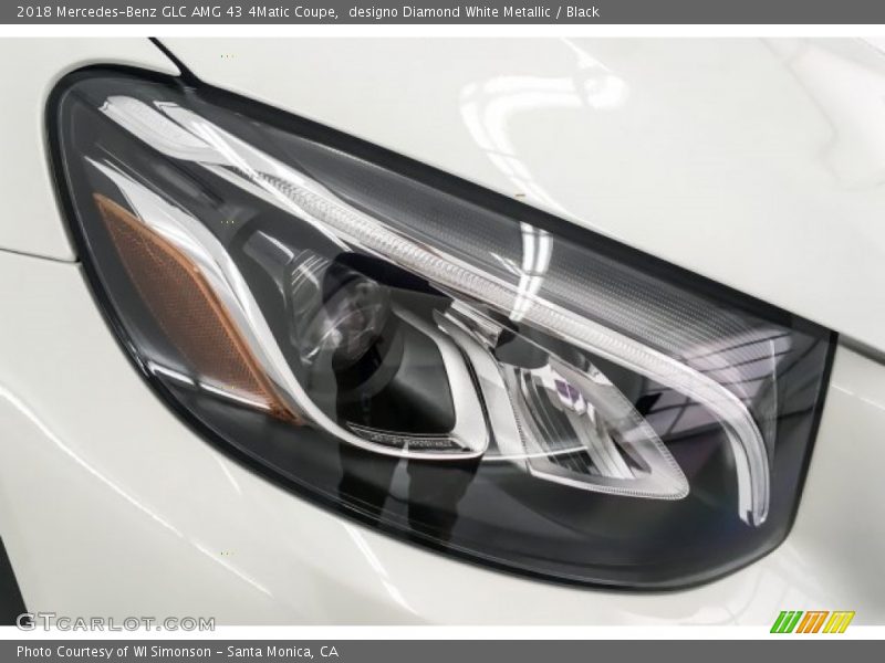 designo Diamond White Metallic / Black 2018 Mercedes-Benz GLC AMG 43 4Matic Coupe