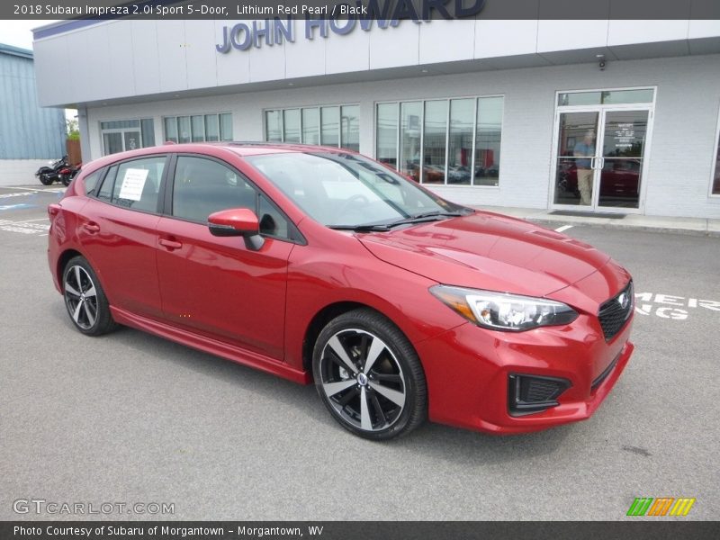 Lithium Red Pearl / Black 2018 Subaru Impreza 2.0i Sport 5-Door
