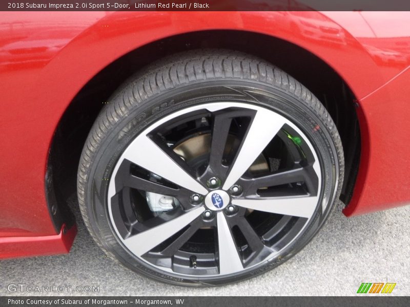 Lithium Red Pearl / Black 2018 Subaru Impreza 2.0i Sport 5-Door