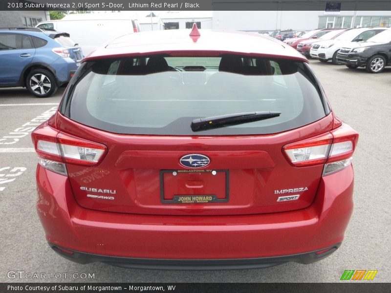 Lithium Red Pearl / Black 2018 Subaru Impreza 2.0i Sport 5-Door
