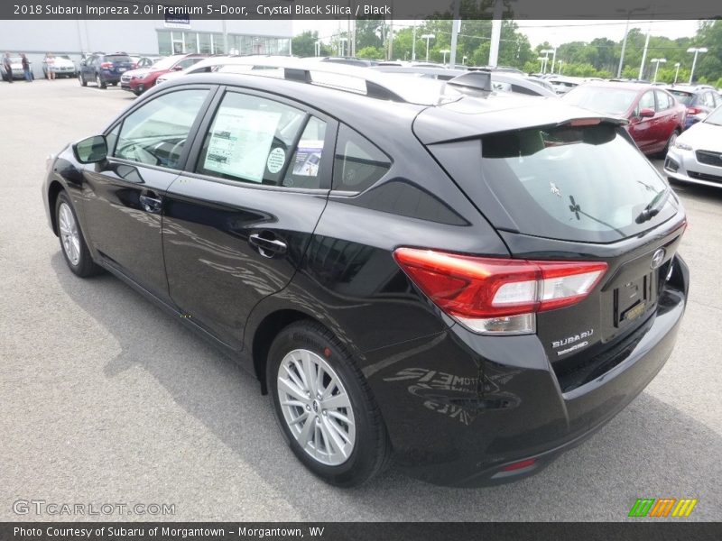 Crystal Black Silica / Black 2018 Subaru Impreza 2.0i Premium 5-Door