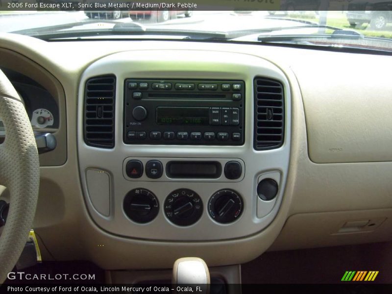 Sonic Blue Metallic / Medium/Dark Pebble 2006 Ford Escape XLT
