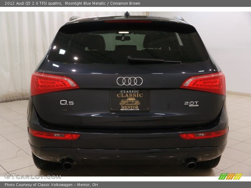 Moonlight Blue Metallic / Cinnamon Brown 2012 Audi Q5 2.0 TFSI quattro