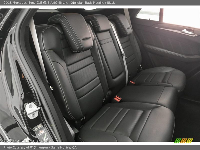 Rear Seat of 2018 GLE 63 S AMG 4Matic