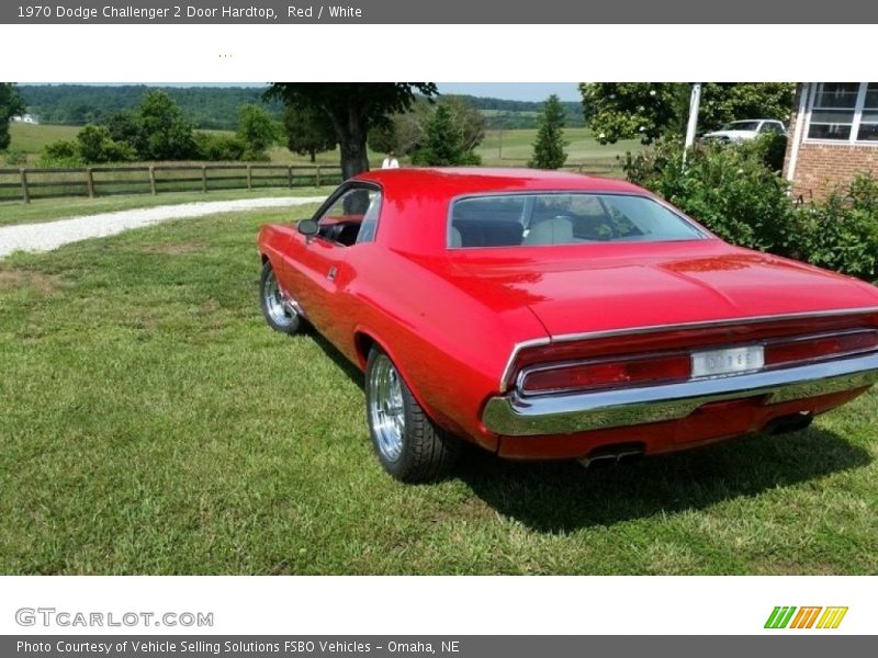 Red / White 1970 Dodge Challenger 2 Door Hardtop