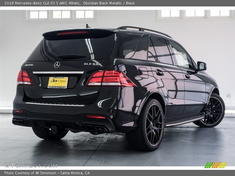 Obsidian Black Metallic / Black 2018 Mercedes-Benz GLE 63 S AMG 4Matic