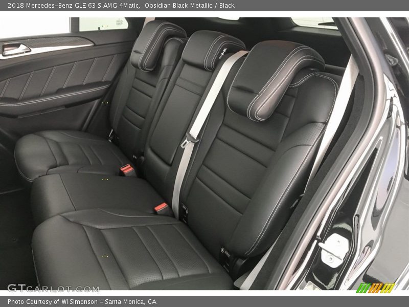 Rear Seat of 2018 GLE 63 S AMG 4Matic