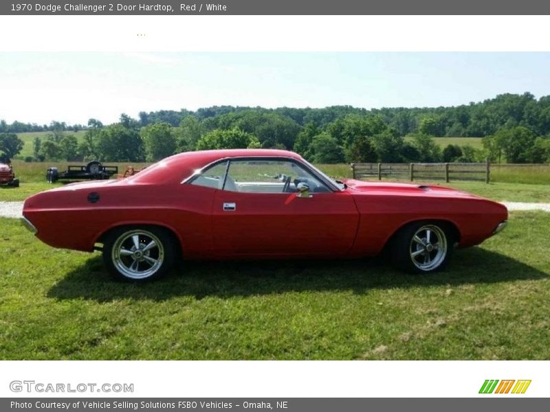 Red / White 1970 Dodge Challenger 2 Door Hardtop