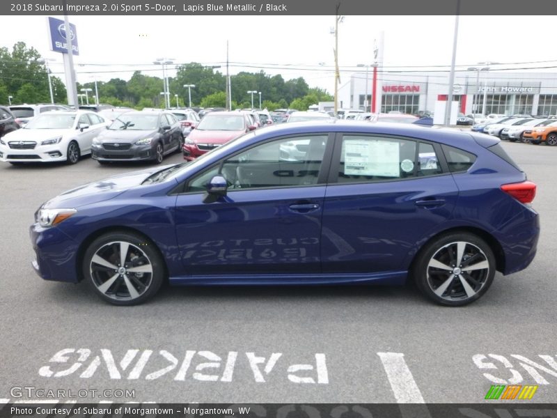 Lapis Blue Metallic / Black 2018 Subaru Impreza 2.0i Sport 5-Door