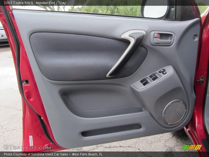 Impulse Red / Gray 2003 Toyota RAV4