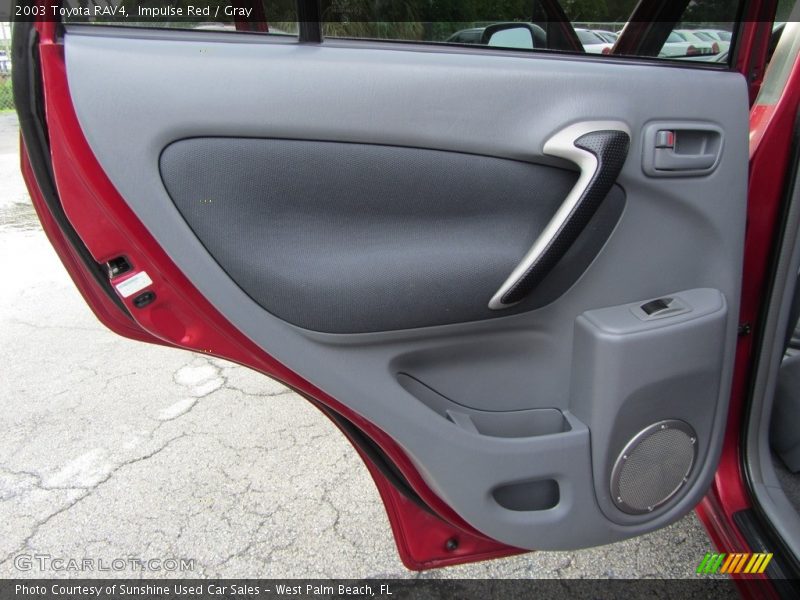 Impulse Red / Gray 2003 Toyota RAV4