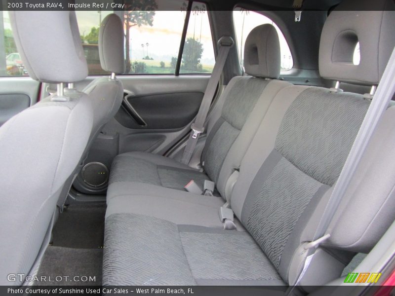 Impulse Red / Gray 2003 Toyota RAV4