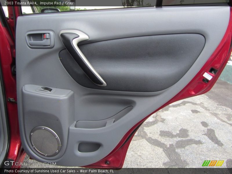 Impulse Red / Gray 2003 Toyota RAV4