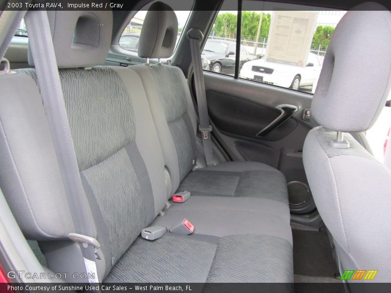 Impulse Red / Gray 2003 Toyota RAV4
