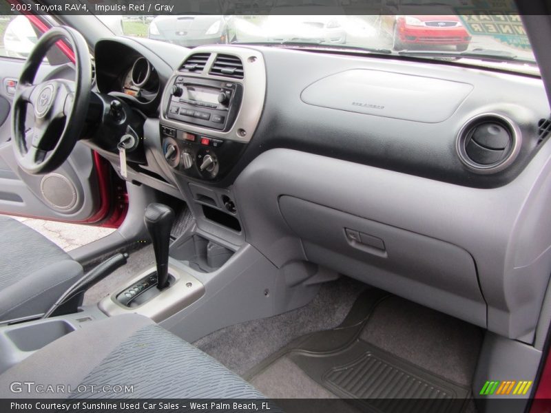 Impulse Red / Gray 2003 Toyota RAV4