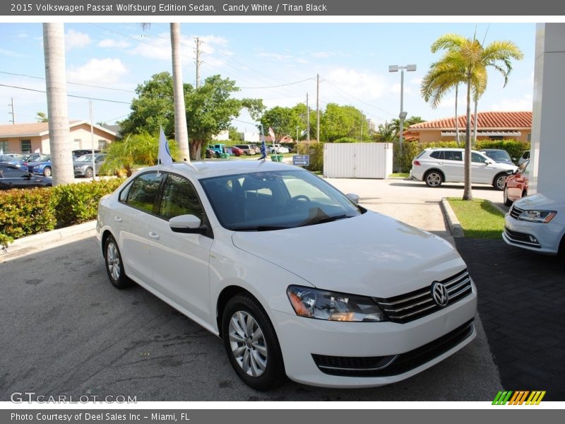 Candy White / Titan Black 2015 Volkswagen Passat Wolfsburg Edition Sedan