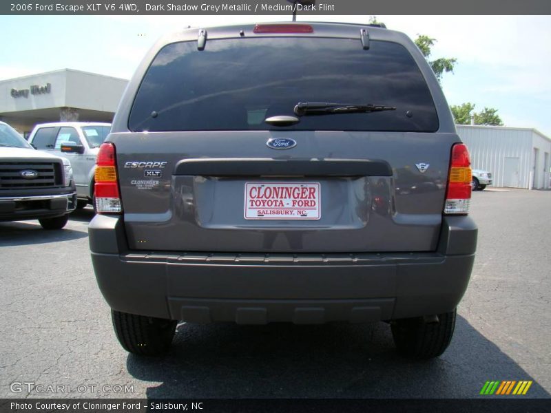 Dark Shadow Grey Metallic / Medium/Dark Flint 2006 Ford Escape XLT V6 4WD