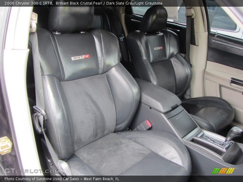 Brilliant Black Crystal Pearl / Dark Slate Gray/Light Graystone 2006 Chrysler 300 C SRT8