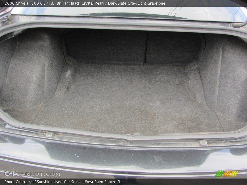 Brilliant Black Crystal Pearl / Dark Slate Gray/Light Graystone 2006 Chrysler 300 C SRT8
