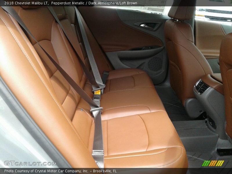 Pepperdust Metallic / Dark Atmosphere/Loft Brown 2018 Chevrolet Malibu LT