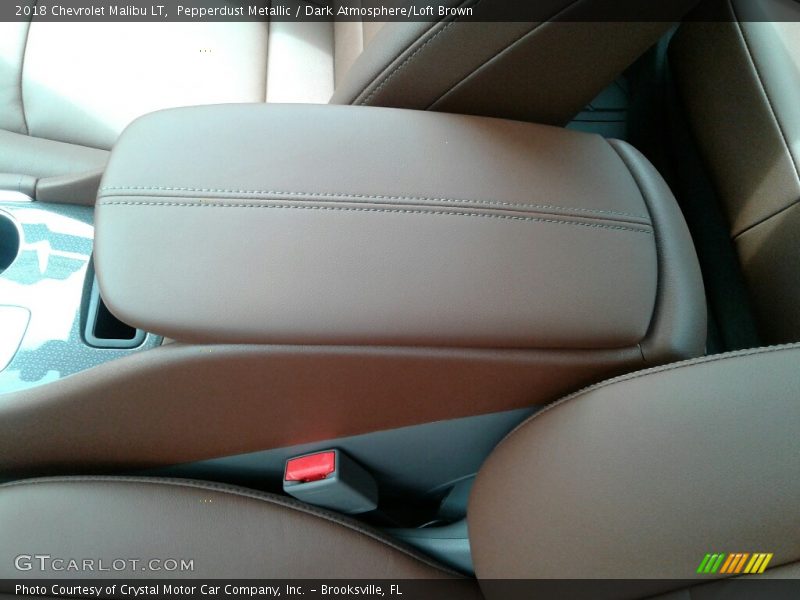 Pepperdust Metallic / Dark Atmosphere/Loft Brown 2018 Chevrolet Malibu LT