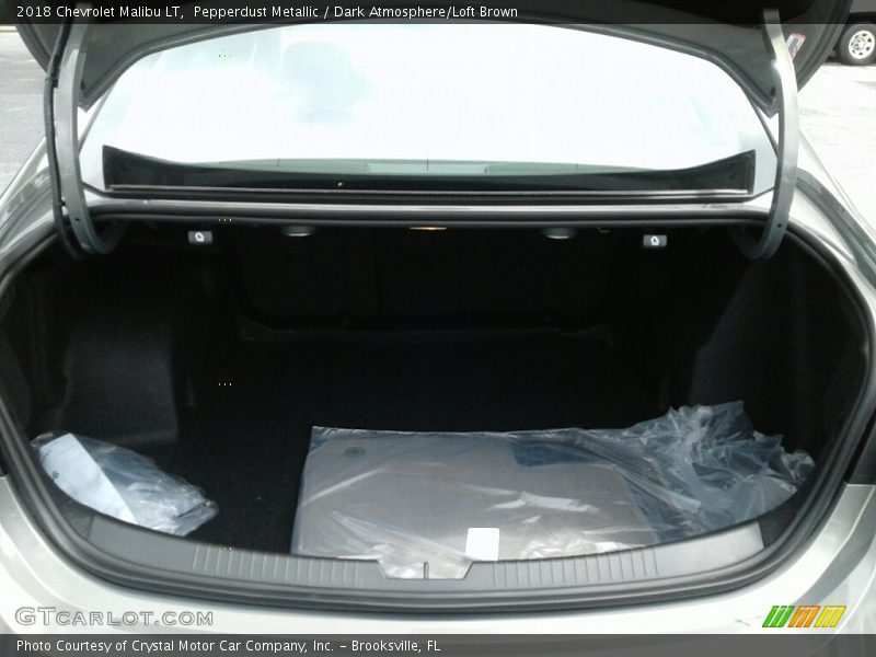 Pepperdust Metallic / Dark Atmosphere/Loft Brown 2018 Chevrolet Malibu LT