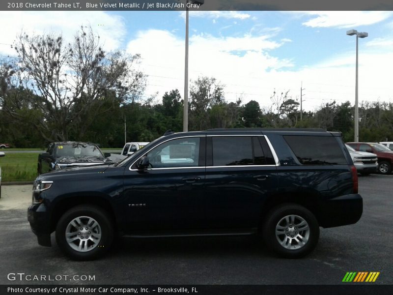 Blue Velvet Metallic / Jet Black/Ash Gray 2018 Chevrolet Tahoe LT