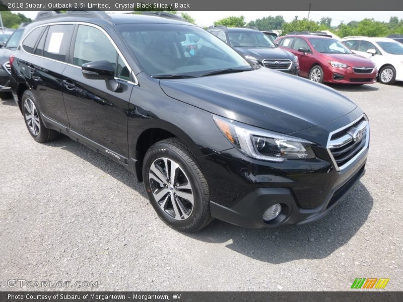Crystal Black Silica / Black 2018 Subaru Outback 2.5i Limited