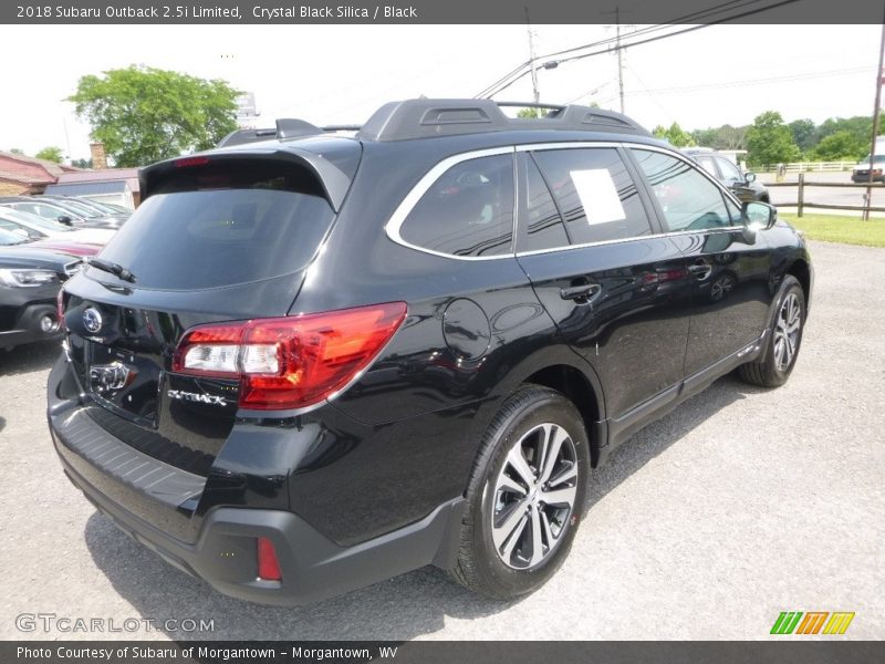 Crystal Black Silica / Black 2018 Subaru Outback 2.5i Limited