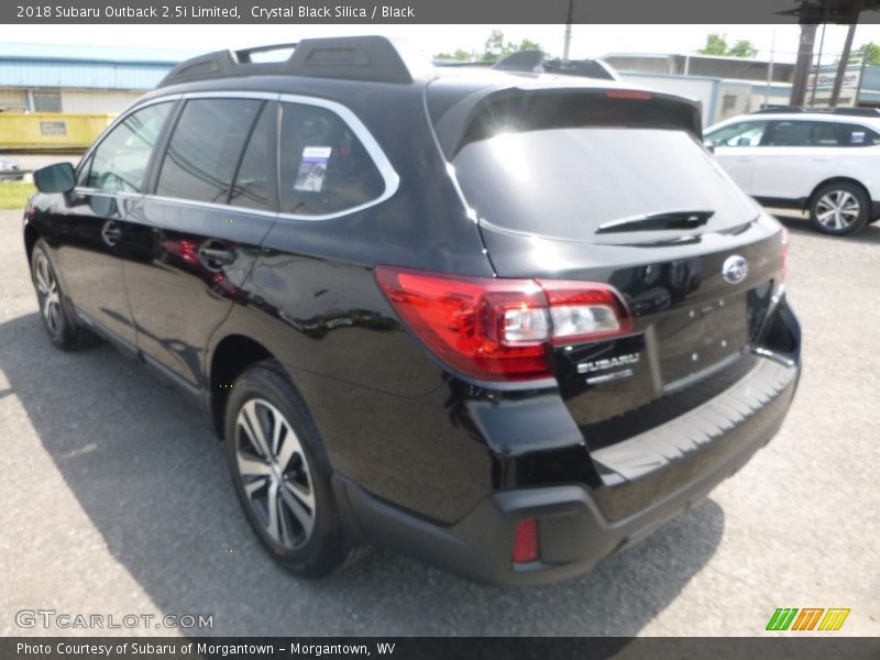 Crystal Black Silica / Black 2018 Subaru Outback 2.5i Limited