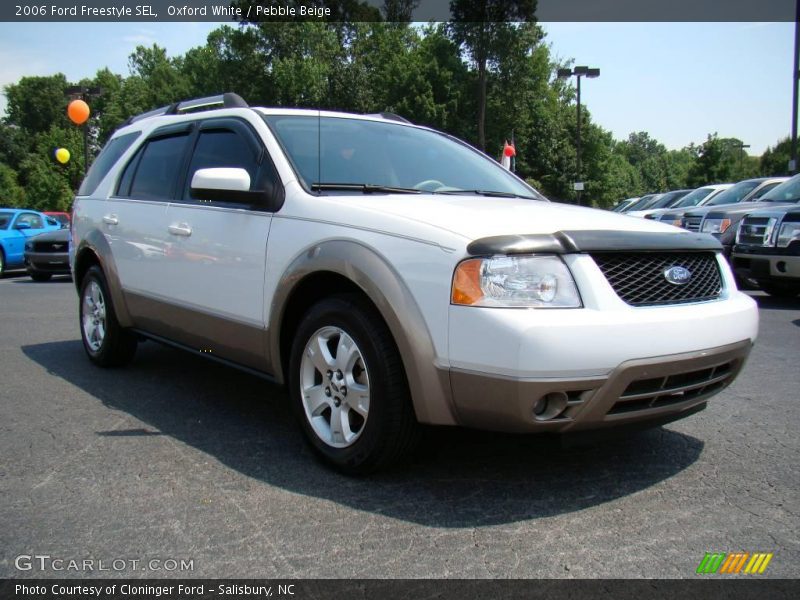 Oxford White / Pebble Beige 2006 Ford Freestyle SEL