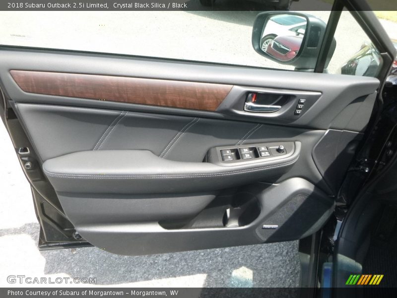 Crystal Black Silica / Black 2018 Subaru Outback 2.5i Limited