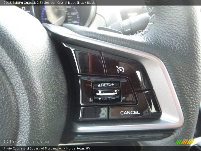 Crystal Black Silica / Black 2018 Subaru Outback 2.5i Limited