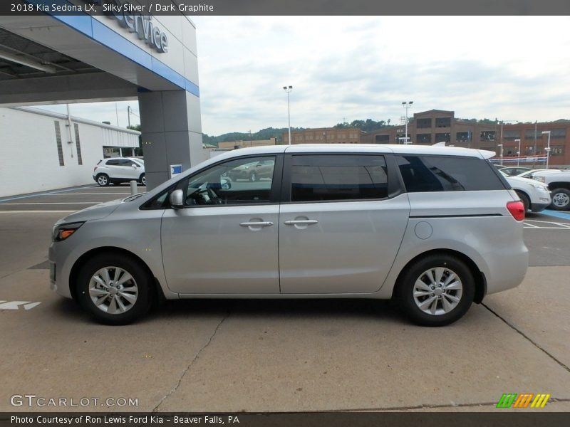 Silky Silver / Dark Graphite 2018 Kia Sedona LX