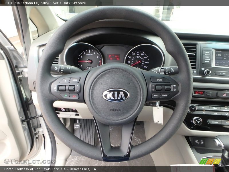 Silky Silver / Dark Graphite 2018 Kia Sedona LX