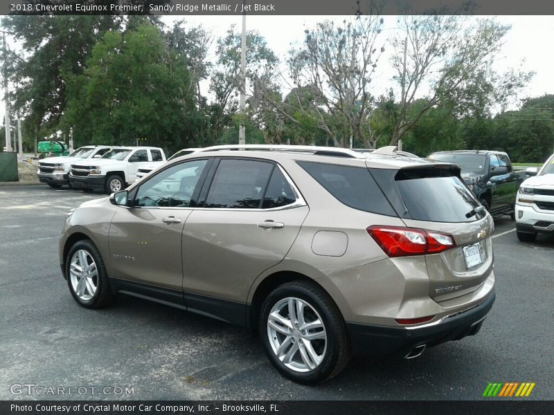 Sandy Ridge Metallic / Jet Black 2018 Chevrolet Equinox Premier